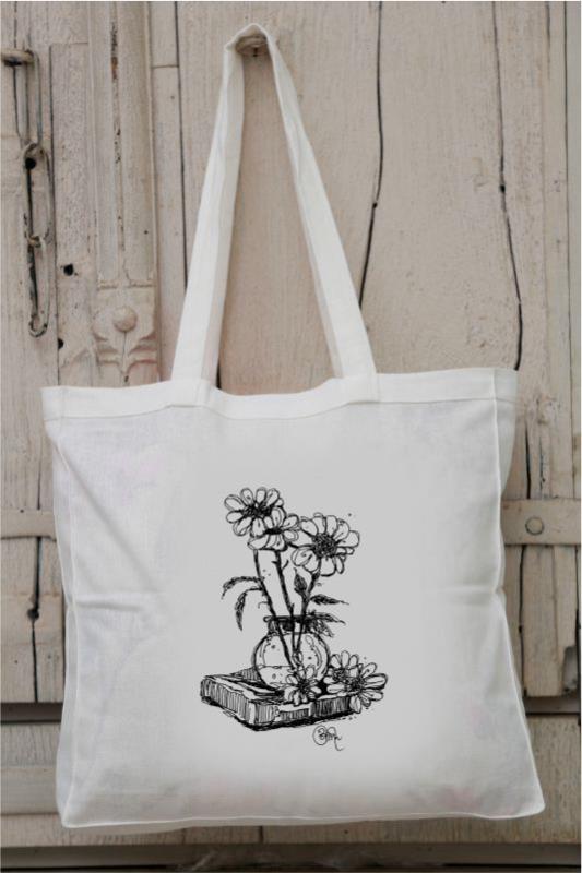 Tote Bag - Vase - Poppins Store Products