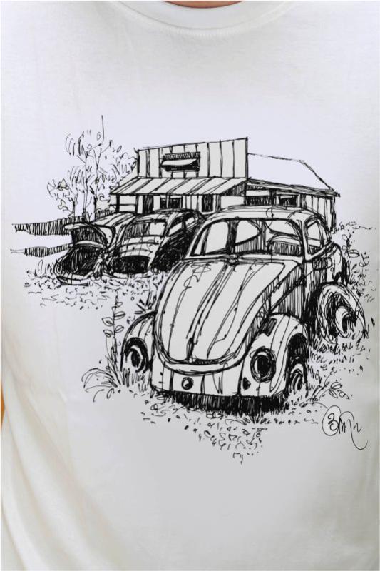 Car Garage Cotton T-Shirt for Men - Poppins Store Products