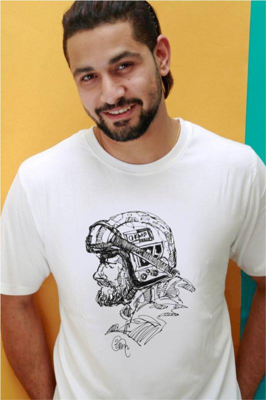 Rider Cotton T-Shirt for Men - Poppins Store
