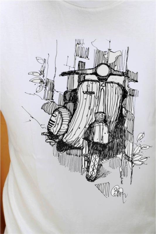 Scooter Cotton T-Shirt for Men - Poppins Store Products