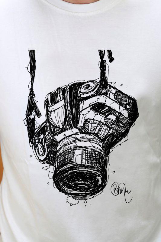 Camera Cotton T-Shirt for Men - Poppins Store Products